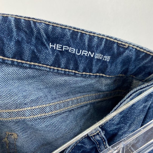 DL1961 Hepburn High Rise Wide Leg Jeans Goldfield - Picture 13 of 13